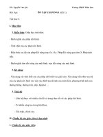 ÔN TẬP CHƯƠNG I Hình Học 11 pptx