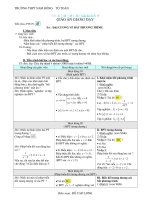 Giáo án: ĐẠI CƯƠNG VỀ BẤT PHƯƠNG TRÌNH pot