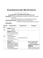 Bài 6: HỆ THỨC LƯỢNG TRONG ĐƯỜNG TRÒN docx