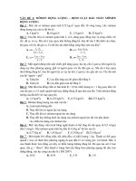 VẤN ĐỀ 3: MÔMEN ĐỘNG LƯỢNG – ĐỊNH LUẬT BẢO TOÀN MÔMEN ĐỘNG LƯỢNG pptx