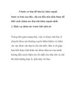 5 bước cơ bản để thai kỳ khỏe mạnh ppt