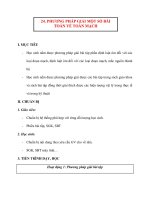 Vật lý 11 chương trình nâng cao: 24. PHƯƠNG PHÁP GIẢI MỘT SỐ BÀI TOÁN VỀ TOÀN MẠCH potx