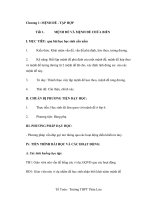 Chương 1: MỆNH ĐỀ - TẬP HỢP pps