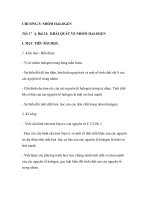 CHƯƠNG 5: NHÓM HALOGEN - KHÁI QUÁT VỀ NHÓM HALOGEN ppsx