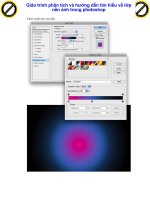 Giáo trình phân tích và hướng dẫn tìm hiểu về lớp nền ảnh trong photoshop phần 1 pptx
