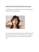 Làm thế nào để thoát khỏi nỗi ám ảnh của gàu pptx