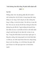 Nuôi dưỡng tâm hồn bằng 30 phút thiền định mỗi ngày pptx