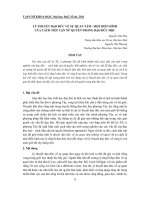 Báo cáo nghiên cứu khoa học đề tài 