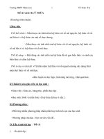 Tiết 21-22 §1 LUỸ THỪA (Chương trình chuẩn ppt