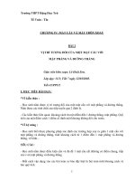 CHƯƠNG IV: MẶT CẦU VÀ MẶT TRÒN pot