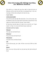 Giáo trình hướng dẫn thiết lập hoạt động cho MDaemon AntiVirus phần 1 docx