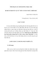 Báo cáo nghiên cứu khoa học đề tài 