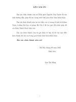 sự tách nón cho bài toán tối ưu vector