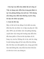 4 tác hại của điều hòa nhiệt độ nơi công sở pptx