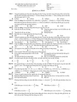ĐỀ THI TRƯỜNG THPT SỐ 2 - ĐỀ 1 potx