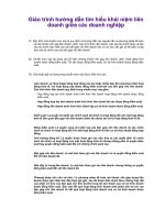 Giáo trình hướng dẫn tìm hiểu khái niệm liên doanh giữa các doanh nghiệp phần 1 pot