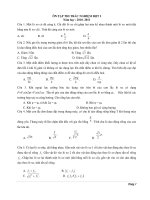 ÔN TẬP THI TRẮC NGHIỆM ĐỢT I Năm học : 2010- 2011 pot