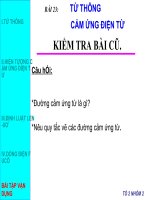 từ thông cảm ứng điền từ