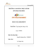 Ứng dụng bán hàng và IQ