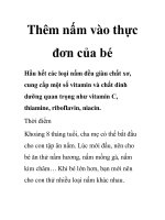 Thêm nấm vào thực đơn của bé ppsx