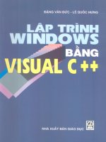 Lập trinh Windows bằng Visual C++ part 1 docx