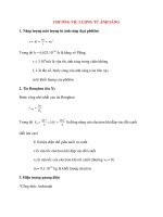 Tóm tắt Vật Lý 12: CHƯƠNG VII: LƯỢNG TỬ ÁNH SÁNG potx