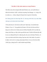 Tìm hiểu về tiến trình conhost.exe trong Windows Trên bất kỳ máy tính sử dụng pdf