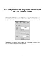 Giáo trình phân tích và hướng dẫn tìm hiểu các thanh tab trong Exchange Domain phần 1 pps