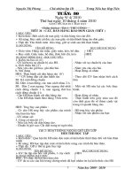 giáo án tuần 30 lớp 1