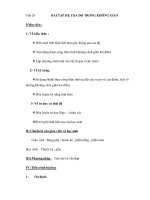 BÀI TẬP HỆ TỌA ĐỘ TRONG KHÔNG GIAN docx