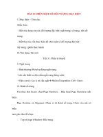 Giáo án Tin Học Văn Phòng: BÀI 12 CHÈN MỘT SỐ ĐỐI TƯỢNG ĐẶC BIỆT potx