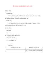 Vật Lý 12: TỔNG HỢP HAI DAO ĐỘNG ĐIỀU HOÀ I. MỤC TIÊU a. Về kiến thức - Rèn luyện kĩ pptx