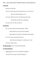 BÀI 1: ĐẠI CƯƠNG VỀ ĐƯỜNG THẲNG VÀ MẶT PHẲNG (tt) ppt