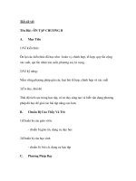 Tiết 42+43 Tên Bài : ÔN TẬP CHƯƠNG II pptx