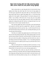 Giáo trình hướng dẫn tìm hiểu phương pháp điều chỉnh nhiệt cho sản phẩm nông nghiệp phần 1 potx
