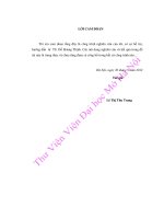 Hoàn thiện phân tích tài chính tại công ty TNHH một thành viên quang hiển