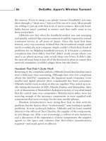 docomo japan s wireless tsunami how one mobile telecom created a new market and became a global fo phần 5 doc