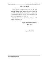 luận văn thạc sĩ hệ thống truyền dẫn quang tốc độ