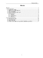 dự án kinh doanh shop hoa bily