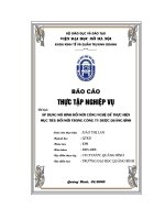 Áp dụng mô hình đổi mới công nghệ để thực hiện mục tiêu đổi mới trong công ty dược quảng bình