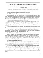 Tài liệu ôn thi nghiệp vụ chuyên ngành thuế