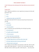 TRẮC NGHIỆM THUẾ hay nhất
