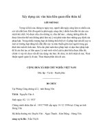 xây dựng các văn bản liên quan đến thừa kế