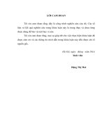 Đánh giá hiện trạng tiêu thụ rau thông qua hệ thống siêu thị trên địa bàn thành phố hà nội
