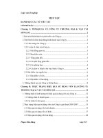Một số biện pháp nâng cao hiệu quả sử dụng vốn tại công ty cổ phần thương mại và vận tải sông đà
