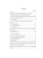 Công tác thẩm định tài chính dự án xin vay vốn đối với các doanh nghiệp vừa và nhỏ tại chi nhánh BIDV đông đô