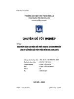 Nâng cao hiệu quả triển khai dự án edocman của công ty cổ phần giải pháp phần mềm CMC (cmcsoft)