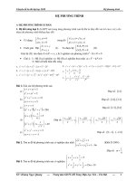 hệ phương trình cơ bản, mở đầu khám phá thế giới hệ phương trình 1