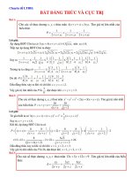 Chuyên đề luyện thi đại học về bất đẳng thức