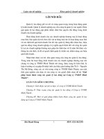 Giải pháp hoàn thiện công tác quản lý lao động tại công ty TNHH minh thành